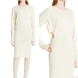 NWT Birgitte Herskind Dawn Cutout Organic Wool & Organic Cotton Sweater Dress XS